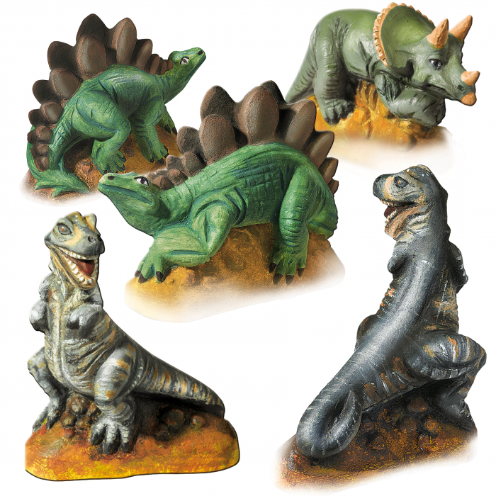 Set creativ mulaj si pictura - Dinozauri [2]