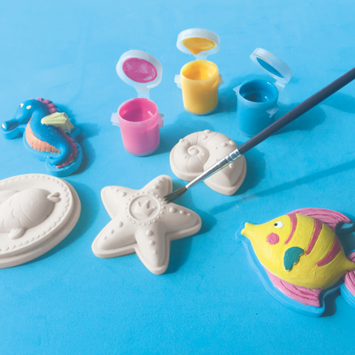 Set creativ mulaj si pictura - Figurine ocean [2]