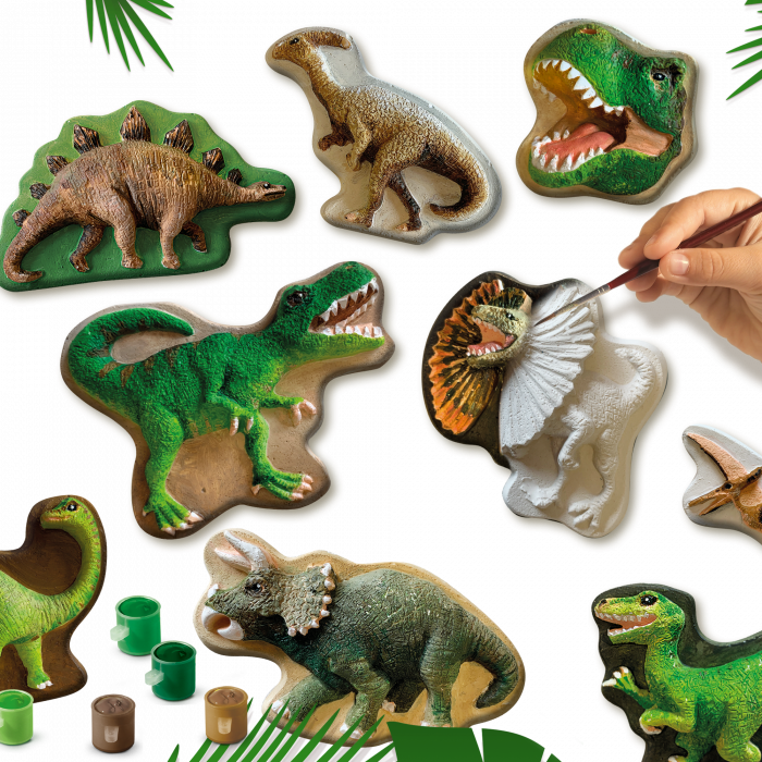Set creativ mulaj si pictura - Lumea dinozaurilor [4]