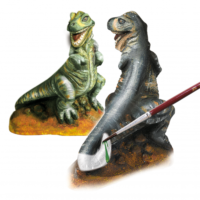 Set creativ mulaj si pictura - T-rex [2]