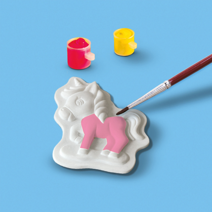 Set creativ pentru copii cu mulaj si pictura - Baby unicorn [5]