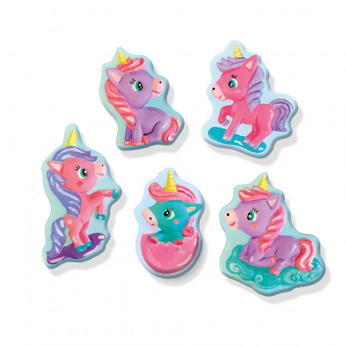 Set creativ pentru copii cu mulaj si pictura - Baby unicorn [2]