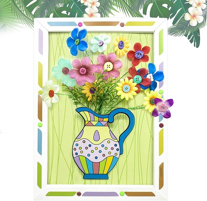 Set creativ pentru lucru manual, DIY, Creaza Vaza cu flori [1]