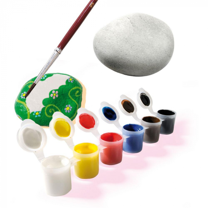 Set creativ copii - Picteaza pietre [3]