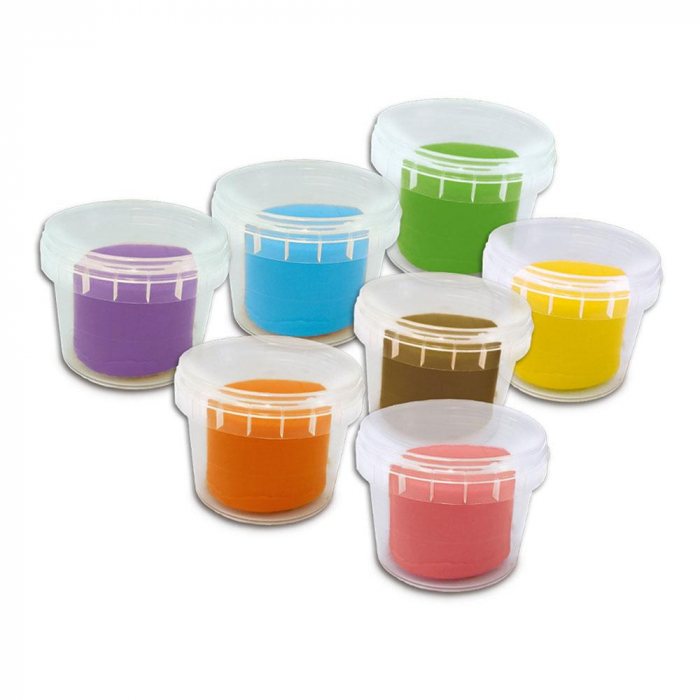 Set creativ - Plastilina eco cu unelte din lemn, set mare [2]
