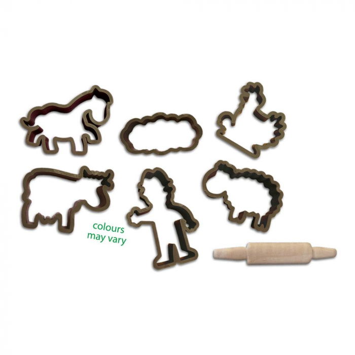 Set creativ - Plastilina eco cu unelte din lemn, set mare [3]