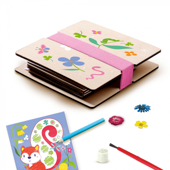 Set de lucru manual cu presa de flori pentru copii [3]