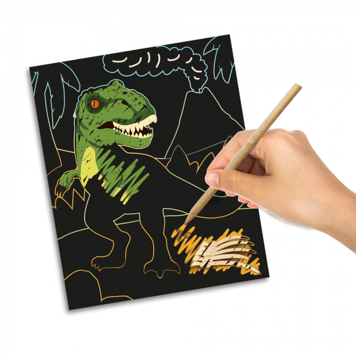 Set creativ - Razuieste Dinozauri Glow-in-the-Dark [3]