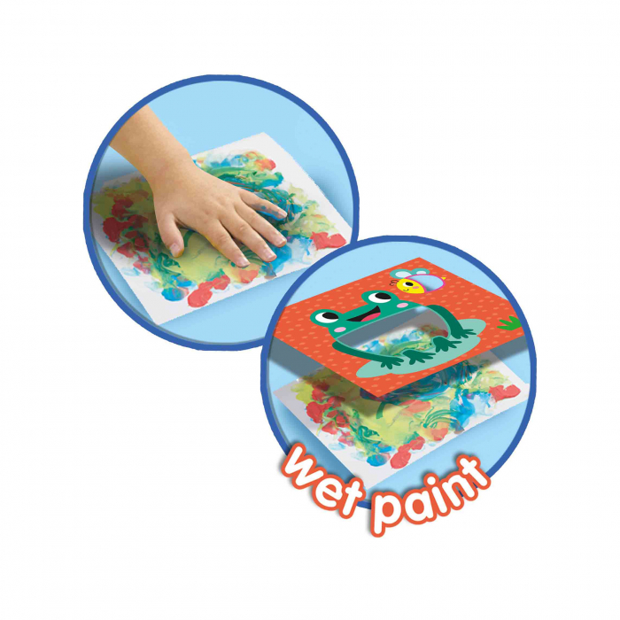 Set creativ - Set acuarele pentru degetele si carduri ECO [4]