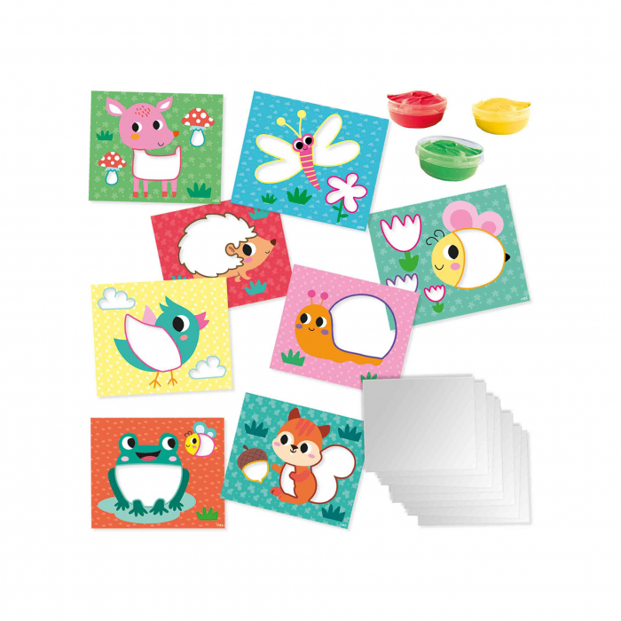 Set creativ - Set acuarele pentru degetele si carduri ECO [2]