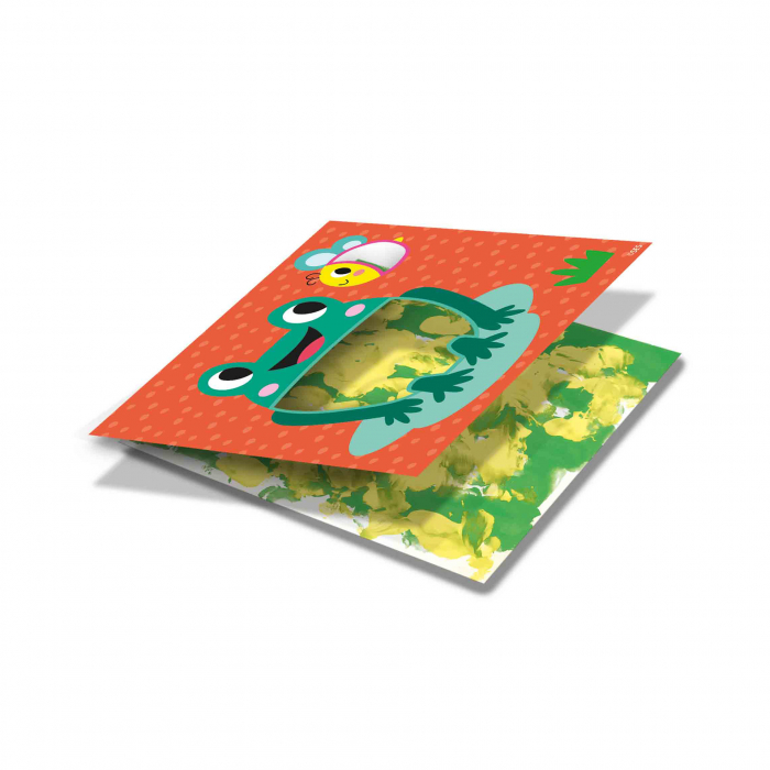 Set creativ - Set acuarele pentru degetele si carduri ECO [3]