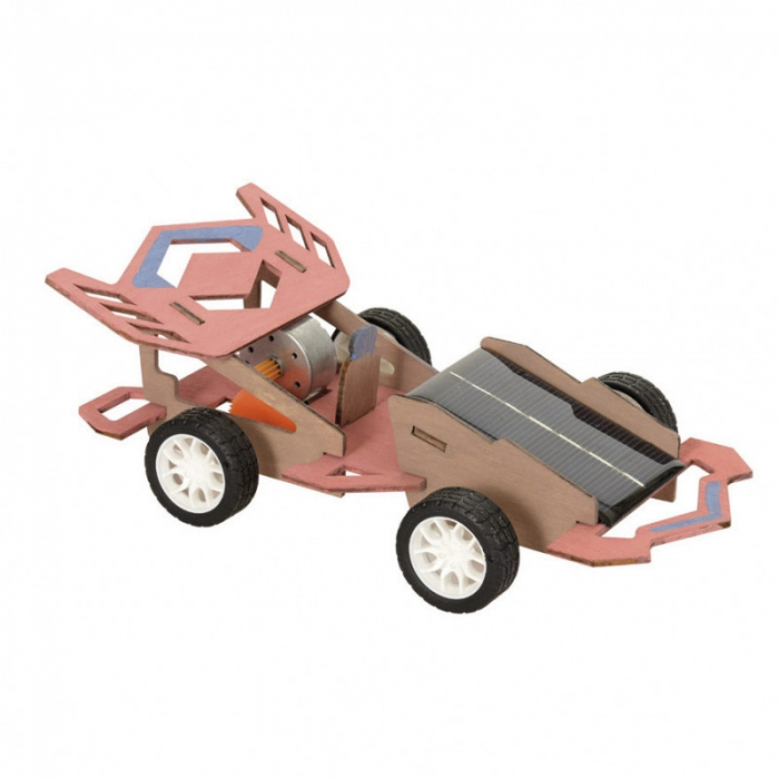 Set creativ si educativ Masina de curse cu panou solar, Egmont Toys [1]
