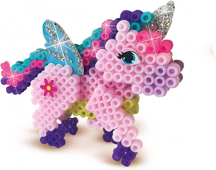 Set creativ - Tablou margele de calcat - Unicorni [2]