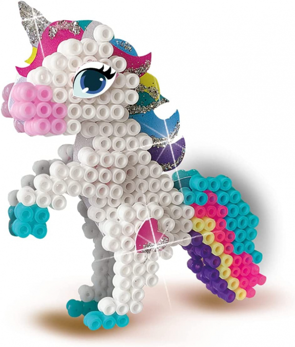 Set creativ - Tablou margele de calcat - Unicorni [4]
