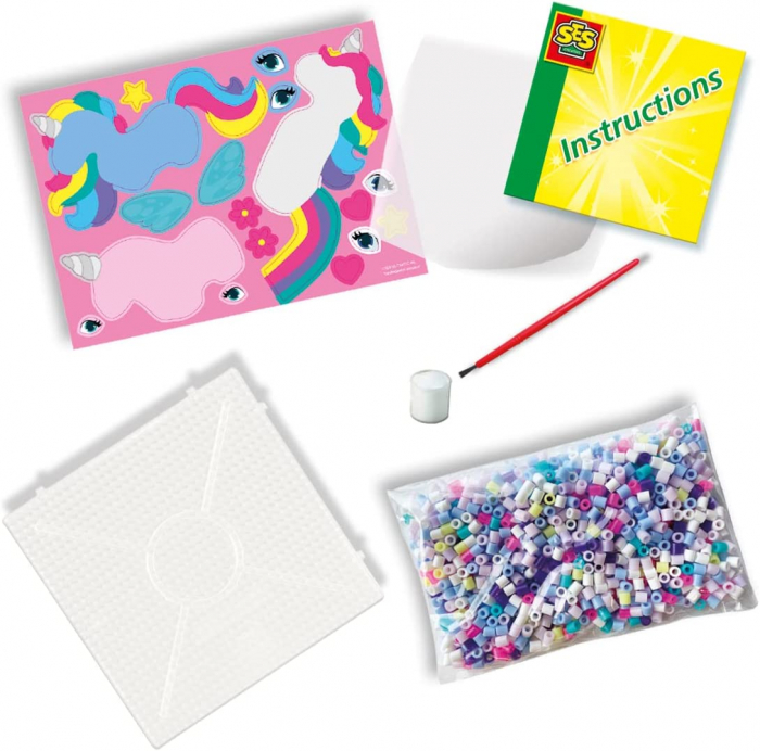 Set creativ - Tablou margele de calcat - Unicorni [7]