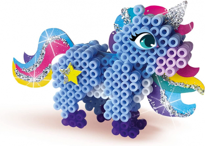 Set creativ - Tablou margele de calcat - Unicorni [3]