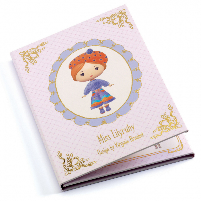 Set cu abtibilduri repozitionabile Miss Lilyruby, Djeco [3]