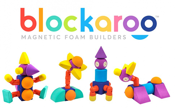Set cuburi din spuma cu magnet Blockaroo, Castel 35 piese [5]