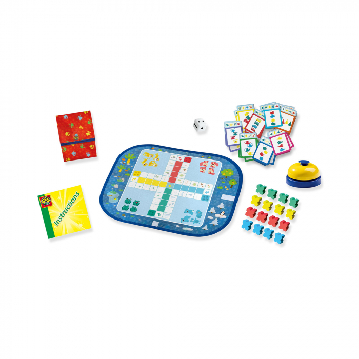 Set de 3 jocuri copii - Ludo, Quartet si Blocuri de viteza [2]
