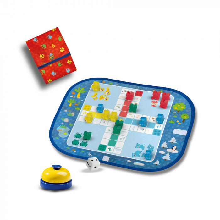 Set de 3 jocuri copii - Ludo, Quartet si Blocuri de viteza [5]