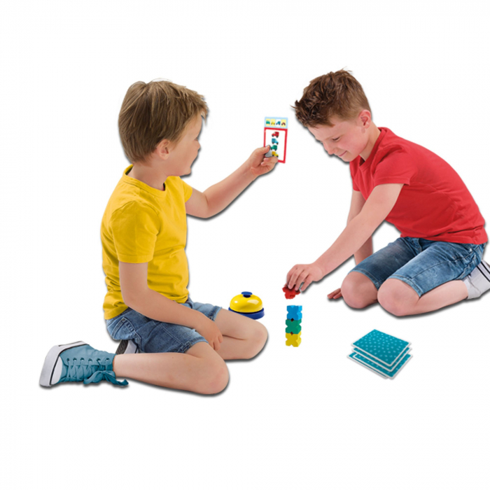 Set de 3 jocuri copii - Ludo, Quartet si Blocuri de viteza [4]