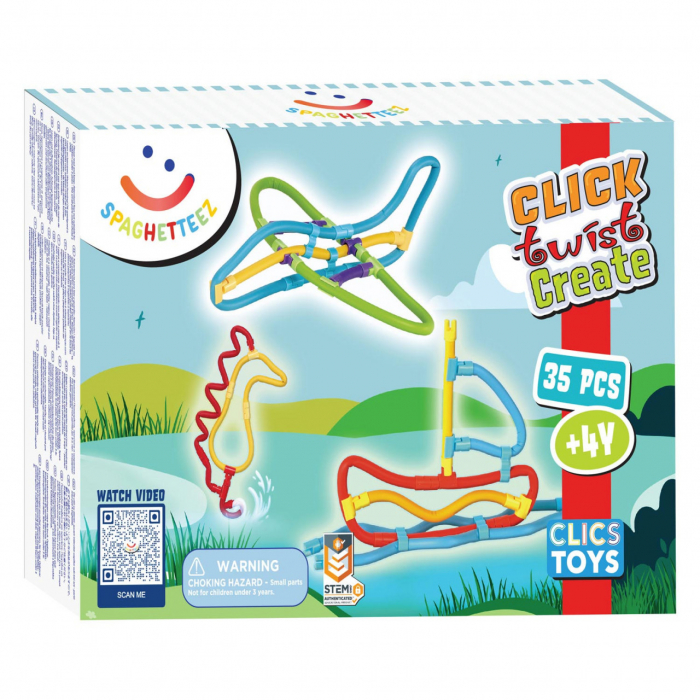 Set de construit cu magnet Spaghetteez 35 piese [1]