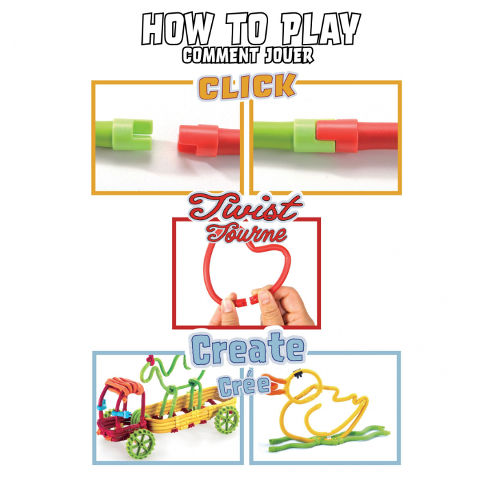 Set de construit cu magnet Spaghetteez 70 piese [4]