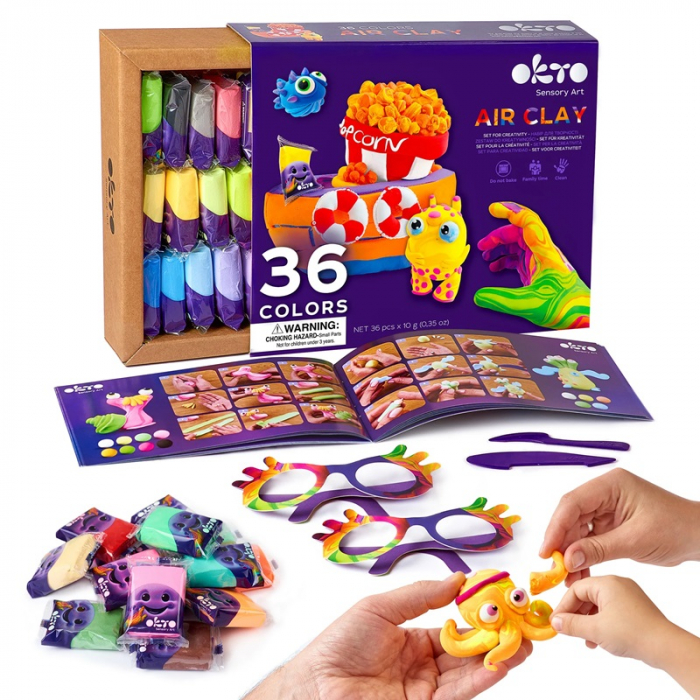 Set de Creatie Air Clay, Okto, 36 culori [2]