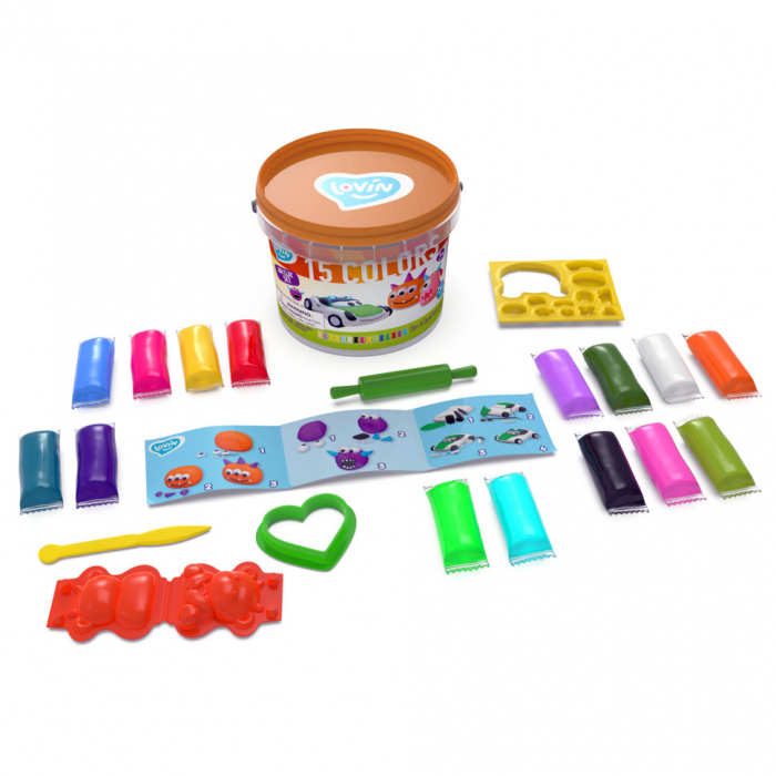 Set de creatie cu argila usoara, Lovin'Do, Monsters Company [2]
