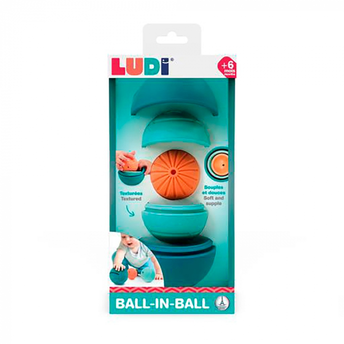 Set de mingi din silicon Ball in Ball Ludi [6]