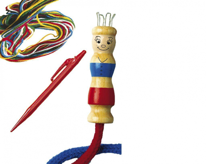Set de tricotat de jucarie cu papusa frantuzeasca [3]