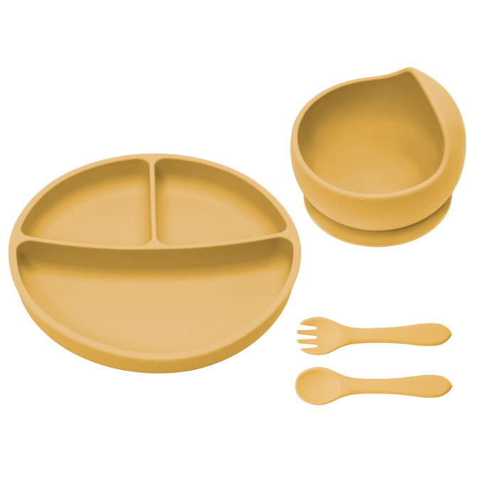 Set Diversificare, AppeKids, 100% Silicon, Basic - Honey [6]