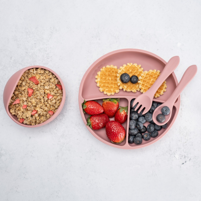Set Diversificare, AppeKids, 100% Silicon, Basic - Old Rose [6]