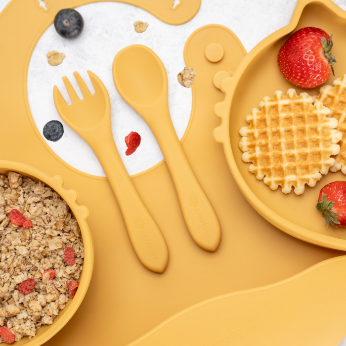 Set Diversificare, AppeKids, 100% Silicon, Kitty - Honey [6]