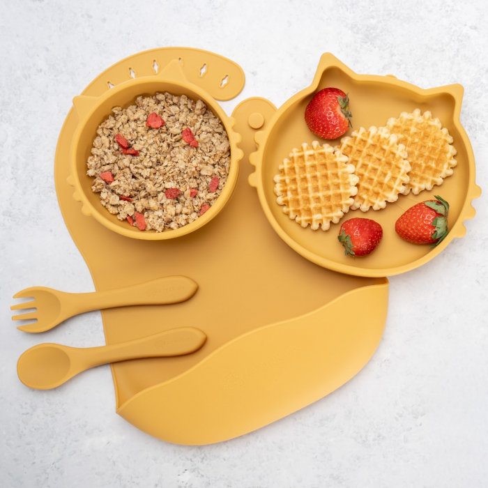 Set Diversificare, AppeKids, 100% Silicon, Kitty - Honey [1]