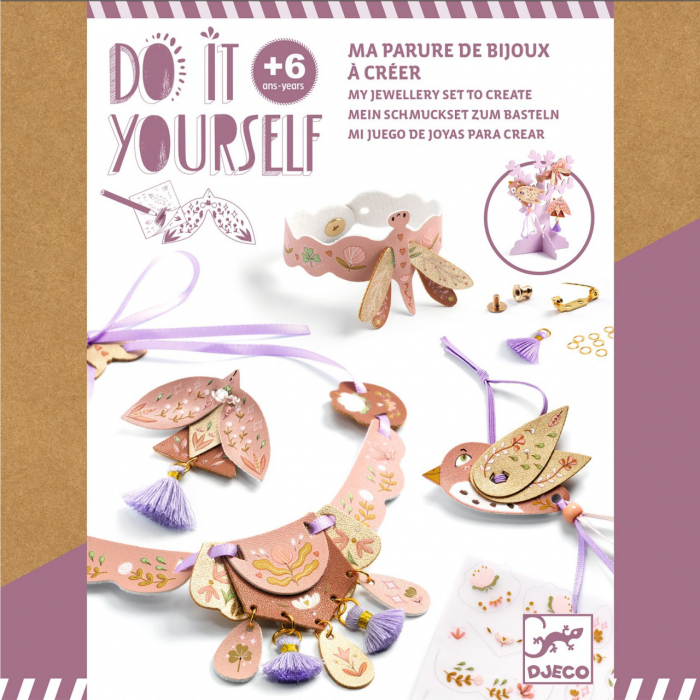 Joc creativ DIY Bijuterii Miss Rosefinch, Djeco [4]