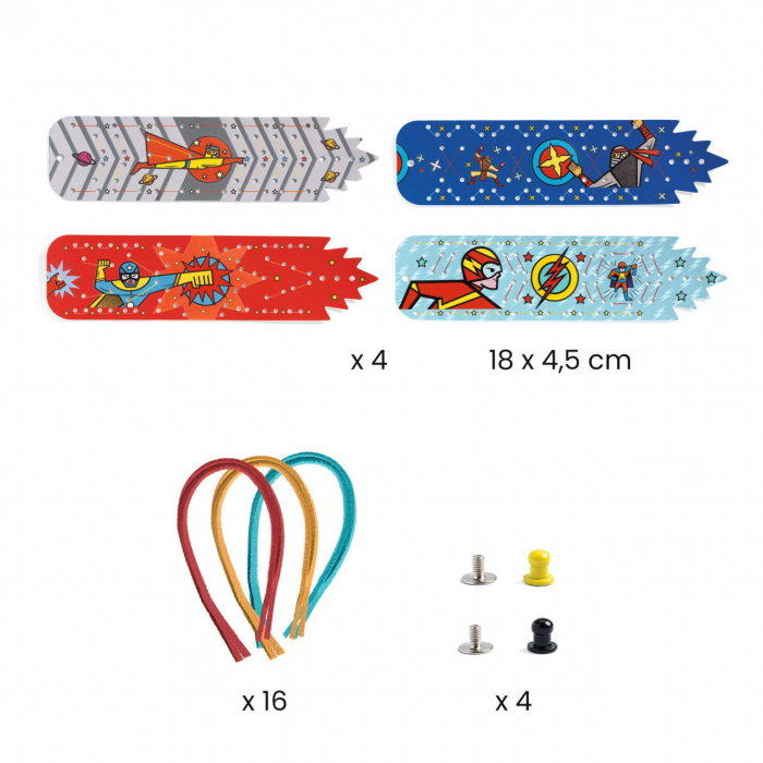 Joc creativ DIY Bratari cu superputeri, Djeco [4]