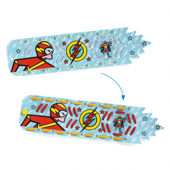Joc creativ DIY Bratari cu superputeri, Djeco [5]