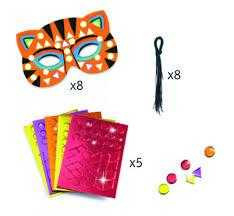 Joc creativ DIY Masti animale din jungla, Djeco [2]