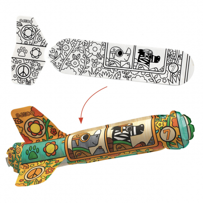 Joc creativ DIY Avioane, Djeco [6]