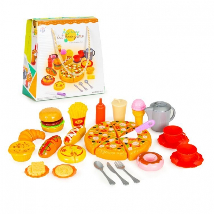 Set Fast Food pentru copii, 42 elemente, Ecotoys HC429510 [1]