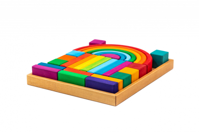 Set Handmade, Curcubeu cu Blocuri de Construit [1]