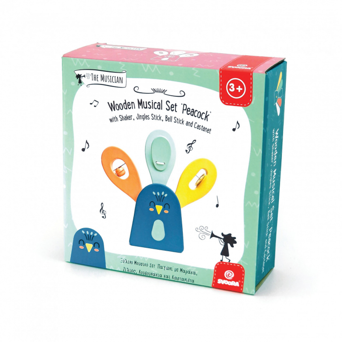 Jucarie Montessori Set instrumente de ritm, Svoora [5]