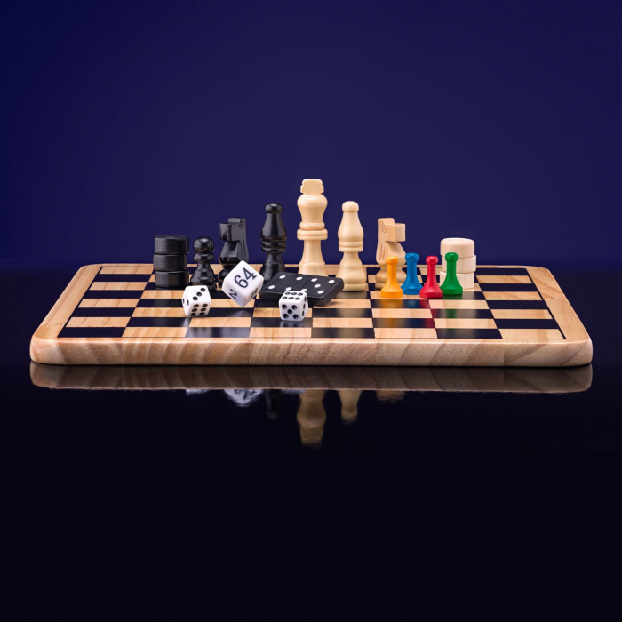 Set jocuri clasice - Sah, Dame, Table, Domino, Nu te supara, Dame chinezesti, Moara [2]