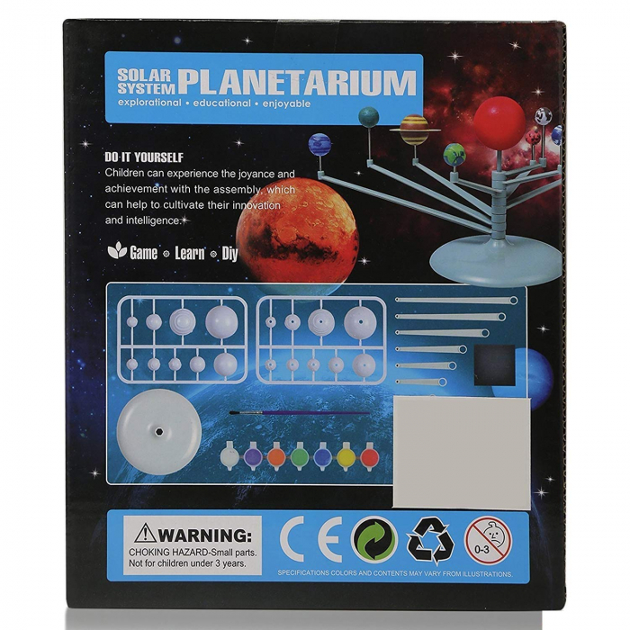 Set Jucarie Interactiva si Educativa, Sistemul Solar, DIY [4]