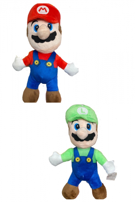 Set jucarii din plus Mario si Luigi - 28 cm [1]