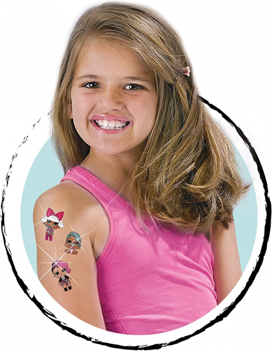 Set L.O.L. de tatuaje stralucitoare pentru copii [3]