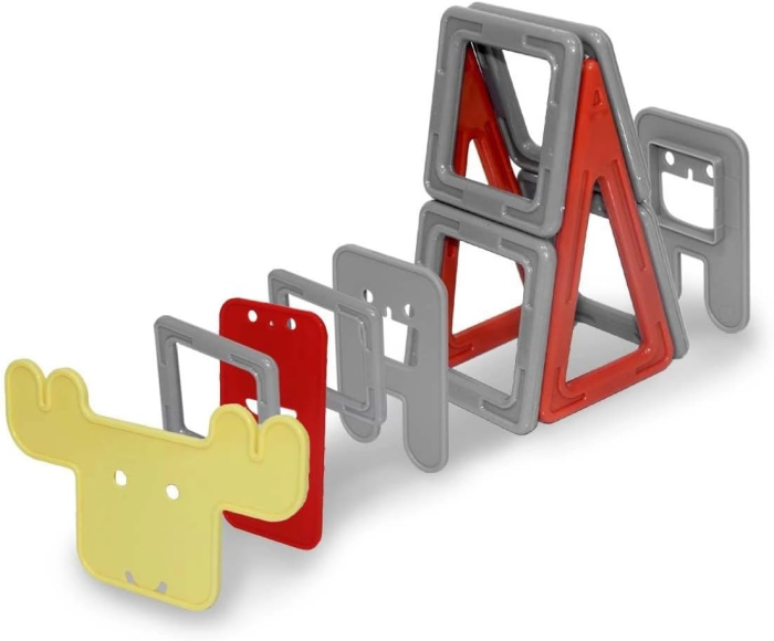 Set Magnetic de Construit 12 Piese – Animalute, Joc Educativ STEM [2]