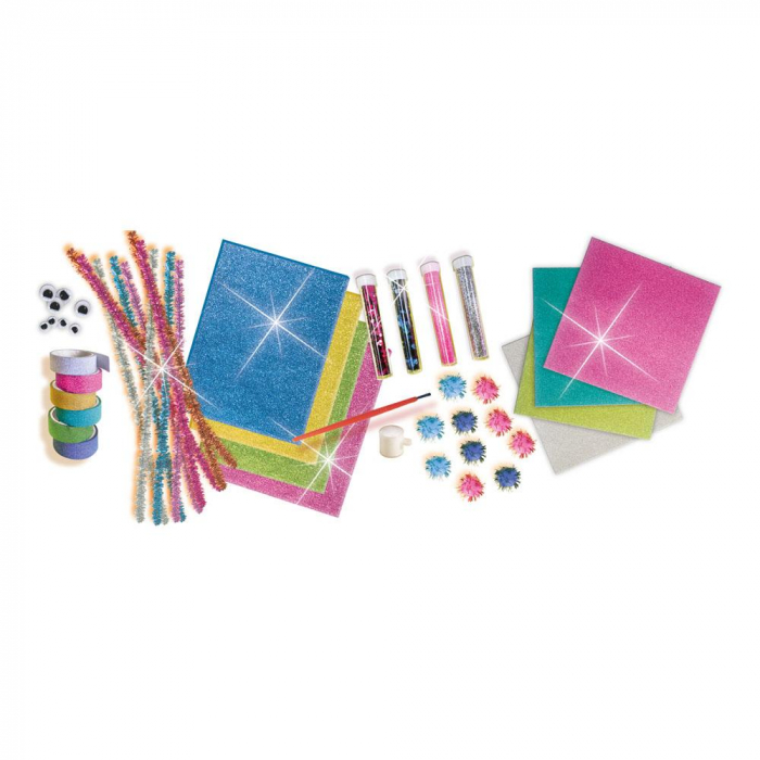 Set mare de lucru manual pentru copii cu mix de sclipici [2]