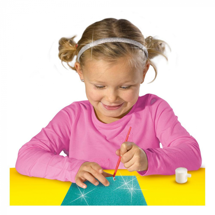 Set mare de lucru manual pentru copii cu mix de sclipici [7]